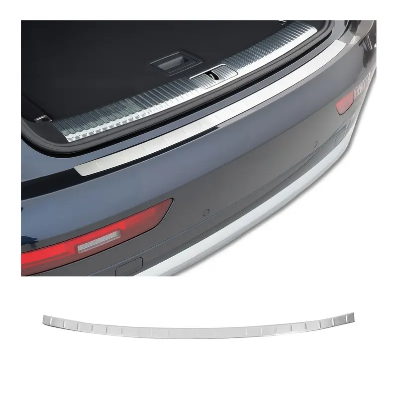 OMAC Protection de Pare-Chocs pour Audi Q5 FY 2017-2025 Inox finition brossée