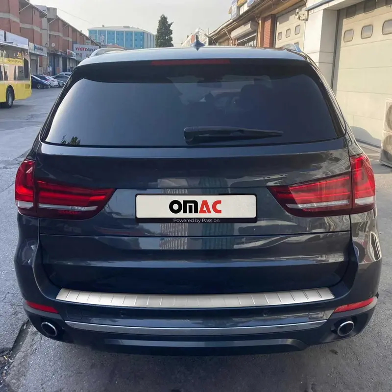 OMAC Protection de Pare-Chocs pour BMW X5 F15 2013-2018 Inox finition brossée