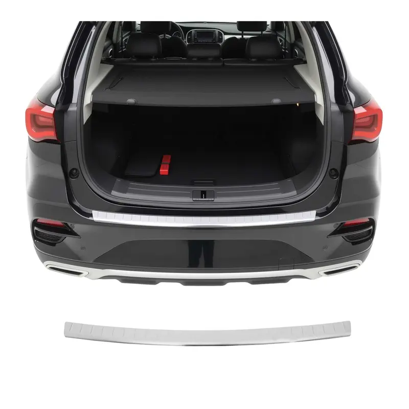 OMAC Protection de Pare-Chocs pour MG ZS I 2018-2023 Inox finition brossée