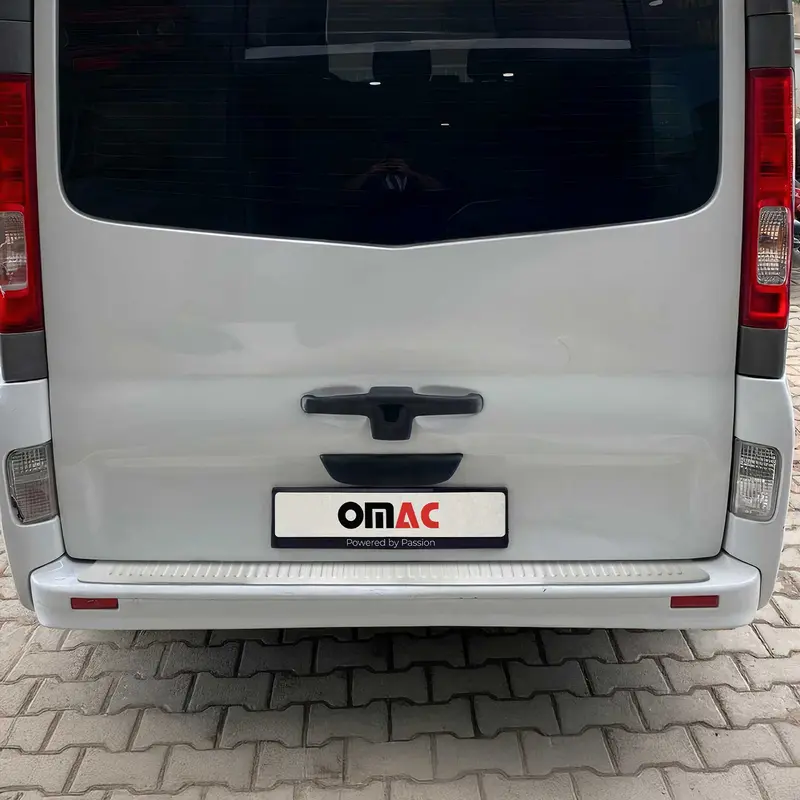 OMAC Protection de Pare-Chocs pour Opel Vivaro A 2001-14 Inox finition brossée