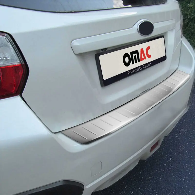 OMAC Protection de Pare-Chocs pour Subaru XV I 2012-2017 Inox finition brossée