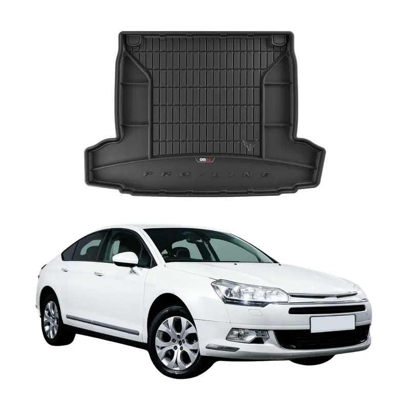 OMAC Tapis De Coffre en caoutchouc pour Citroen C5 2008-2017 Noir Premium