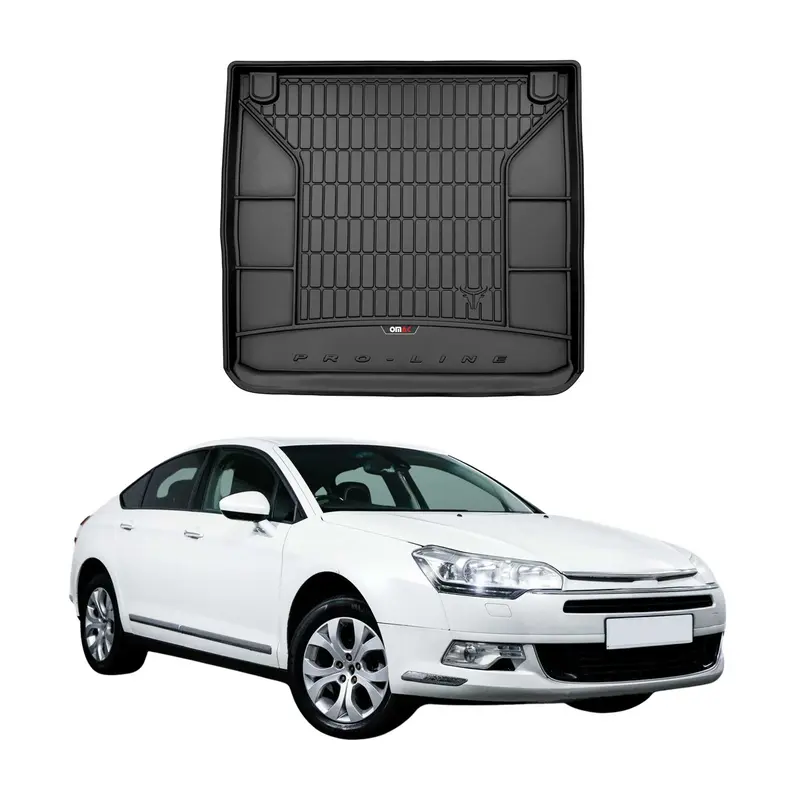 OMAC Tapis De Coffre en caoutchouc pour Citroen C5 Break 2008-2017 Noir Premium
