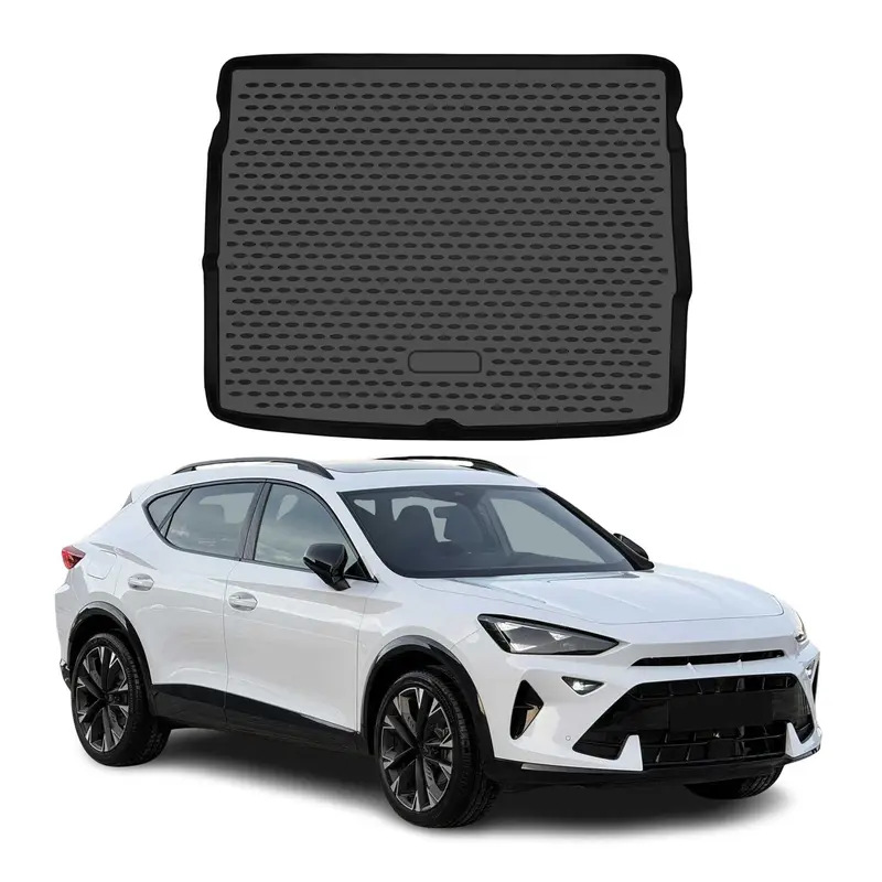 OMAC Tapis de coffre pour Cupra Formentor 2024-2026 Facelift Supérieur TPE Noir