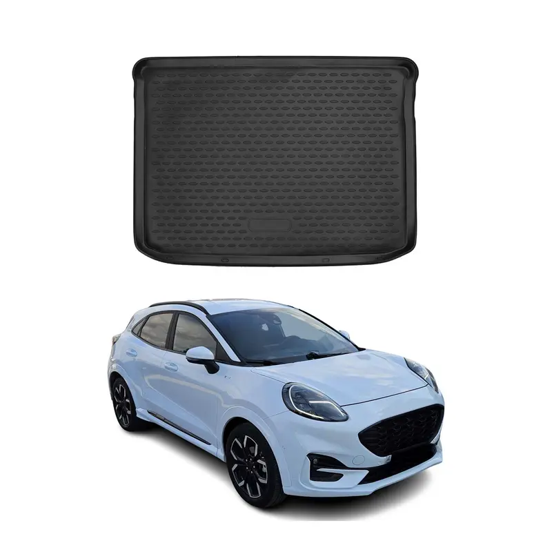 OMAC Tapis de coffre pour Ford Puma Hybrid 2019-2026 sur mesure en caoutchouc