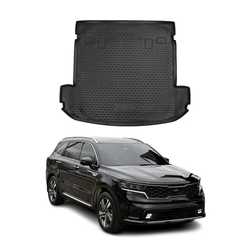 OMAC Tapis de coffre pour Kia Sorento MQ4 2021-2026 sur mesure en caoutchouc