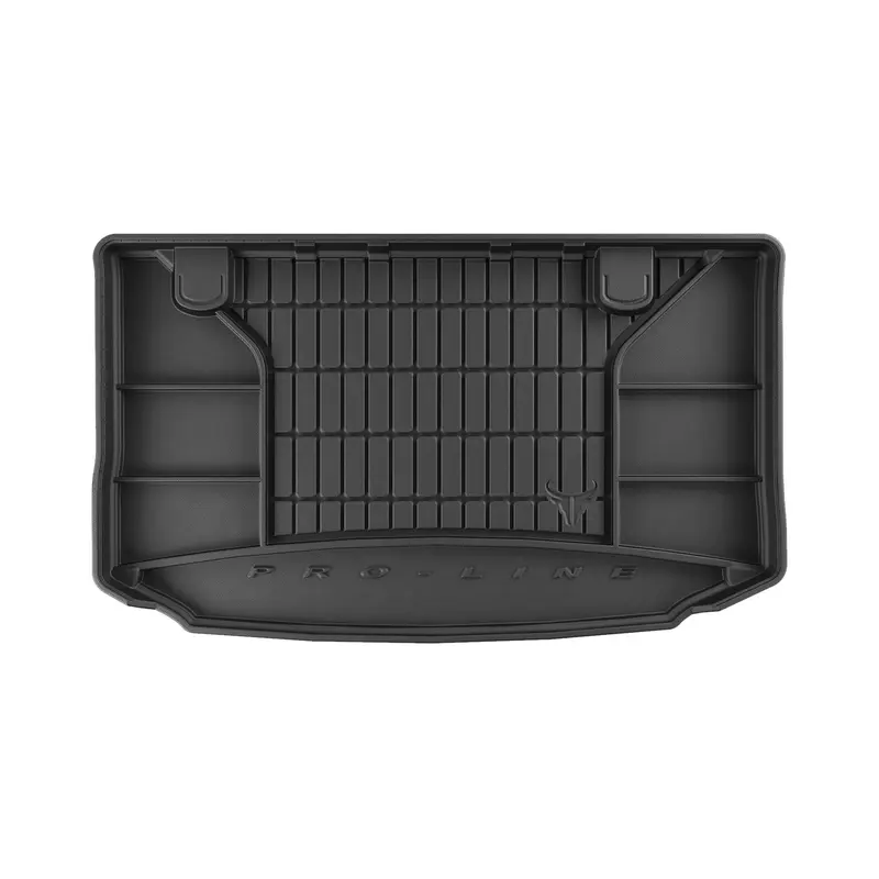 OMAC Tapis de Coffre pour Kia Venga 2009-2019 Supérieur TPE Noir
