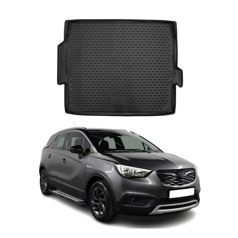 OMAC Tapis de coffre pour Opel Grandland X 2017-2024 sur mesure en caoutchouc