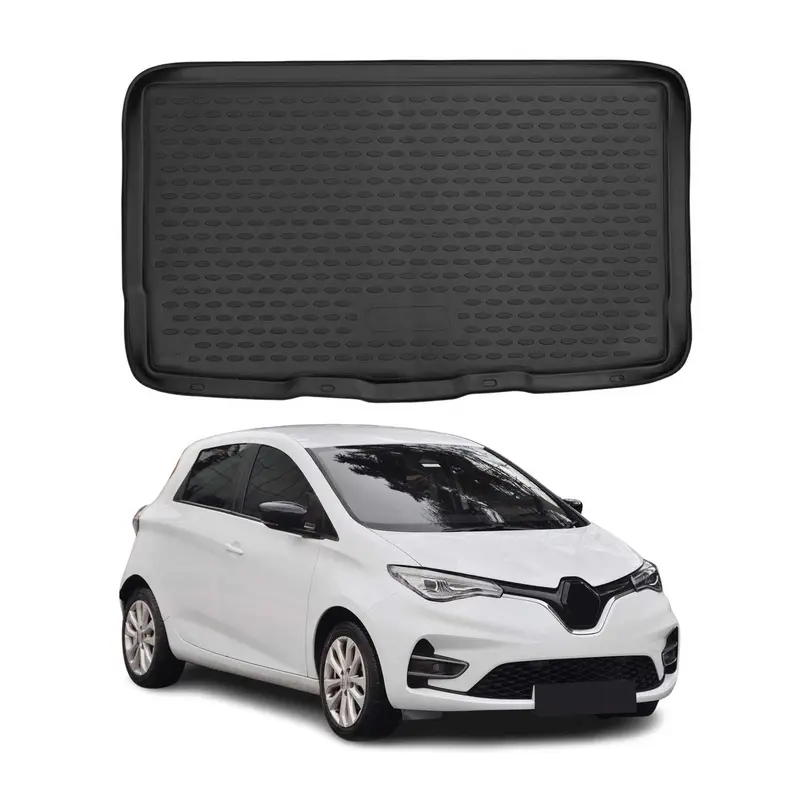 OMAC Tapis de coffre pour Renault Zoe 2019-2022 en caoutchouc TPE noir
