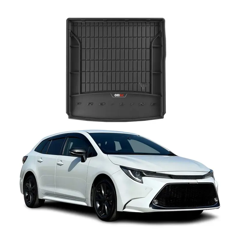 OMAC Tapis De Coffre pour Toyota Corolla Touring Sports 2019-2026 supérieur Noir