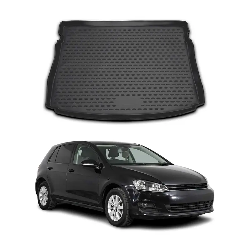 OMAC Tapis de coffre pour Volkswagen Golf 7 2012-2020 sur mesure en caoutchouc