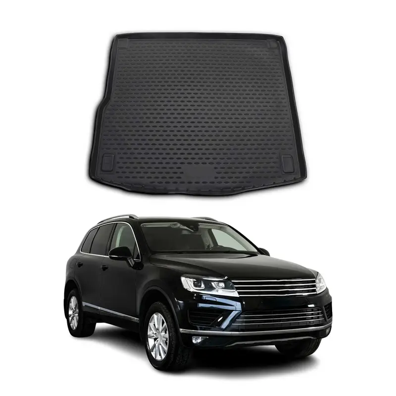 OMAC Tapis de coffre pour Volkswagen Touareg 2010-2014 sur mesure en caoutchouc