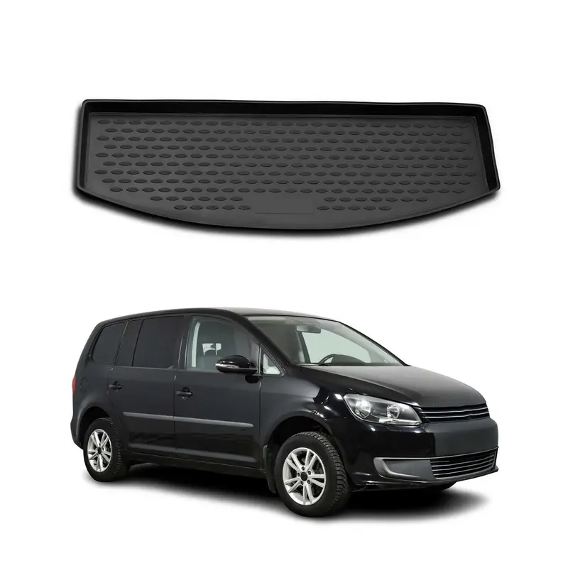 OMAC Tapis de coffre pour Volkswagen Touran 2003-2010 5 places en caoutchouc