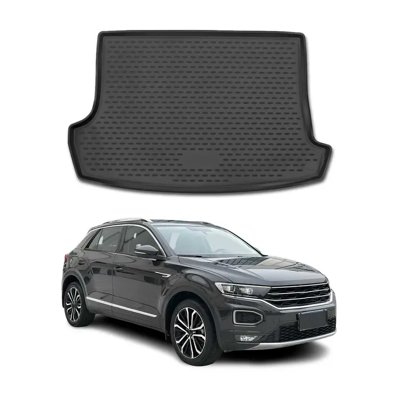 OMAC Tapis de coffre pour VW T-Roc 2017-2025 sur mesure en caoutchouc