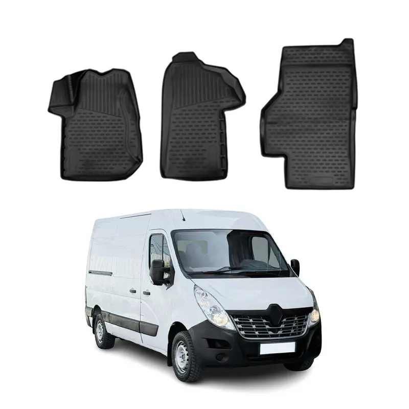 OMAC Tapis de sol avant pour Renault Master 2010-2024 sur mesure en caoutchouc
