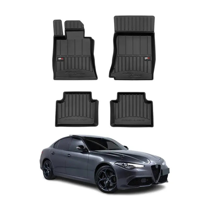 OMAC Tapis de sol caoutchouc pour Alfa Romeo Giulia (952) Berline RWD 2015-2026