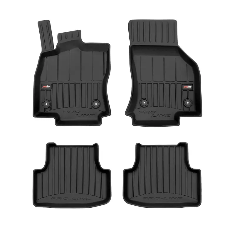 OMAC Tapis de sol caoutchouc pour Audi A3 8Y 2020-2026 4Pcs Noir Premium