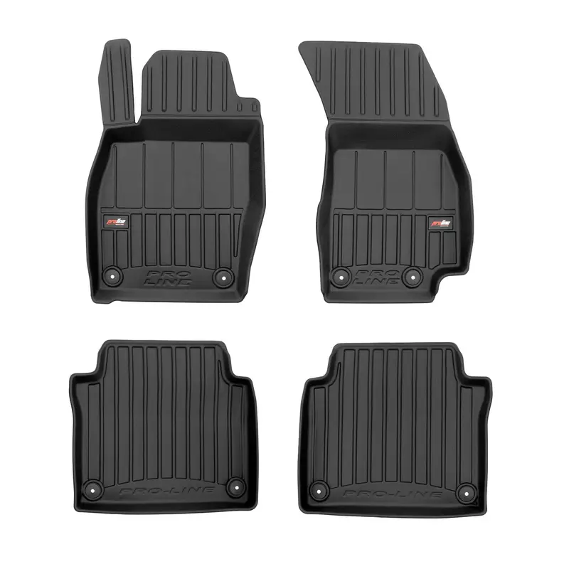 OMAC Tapis de sol caoutchouc pour Audi A8 S8 D5 Short 2018-2026 Noir Premium