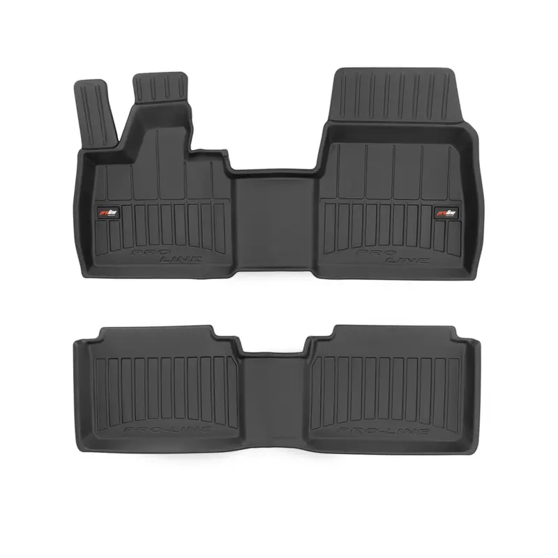 OMAC Tapis de sol caoutchouc pour BMW i3 2013-2022 Noir Premium