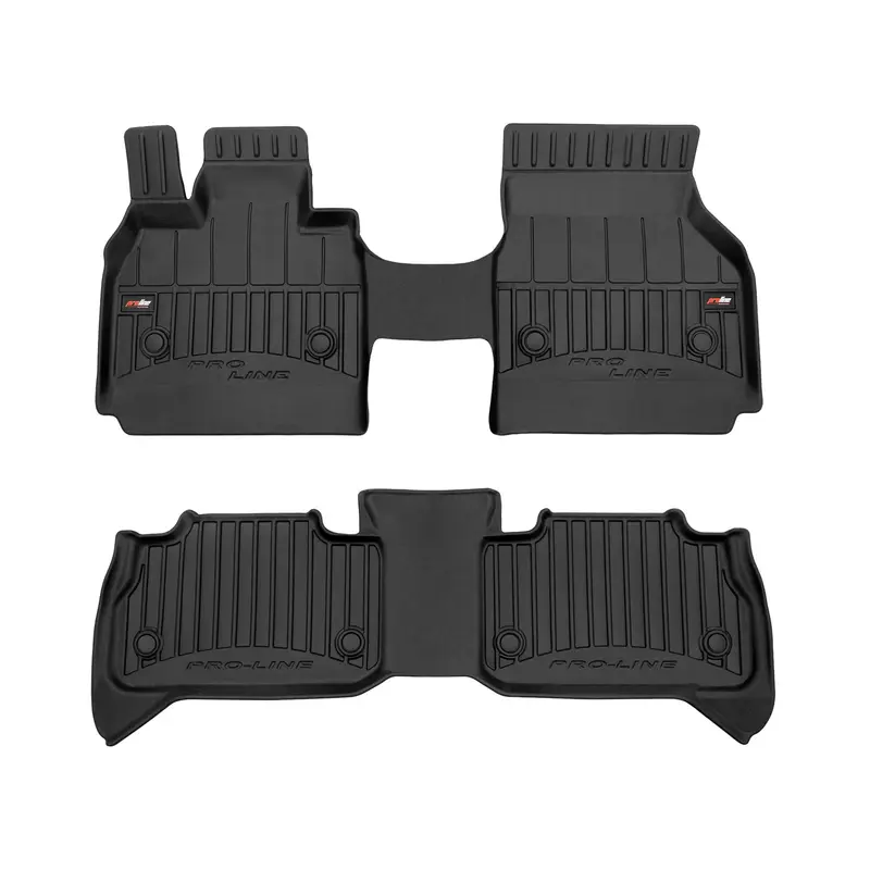 OMAC Tapis de sol caoutchouc pour BMW iX I20 2021-2026 2 pièces Noir Premium