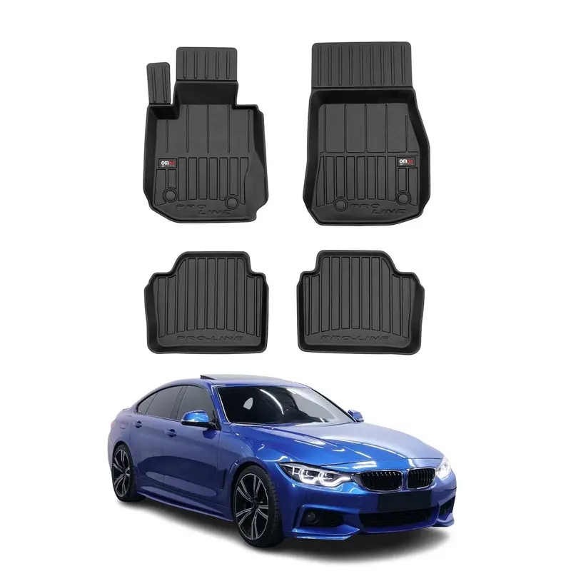 OMAC Tapis de sol caoutchouc pour BMW Série 4 F36 Gran Coupé 2013-2021 Premium