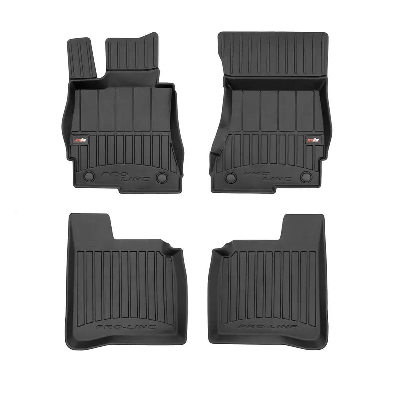OMAC Tapis de sol caoutchouc pour Mercedes Classe S Long 2005-2013 Noir Premium