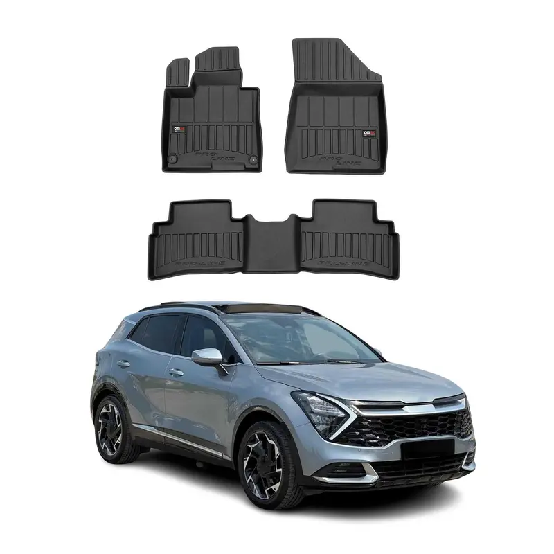 OMAC Tapis de sol en caoutchouc pour KIA Sportage 5 2023-2026 Noir Premium