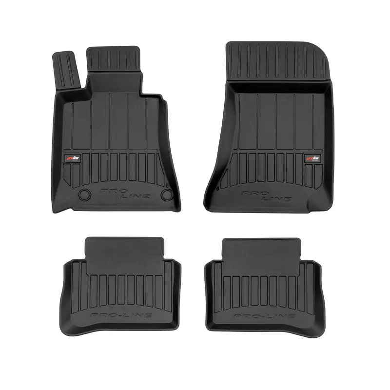 OMAC Tapis de sol en caoutchouc pour Mercedes CLS 2010-2018 Noir Premium