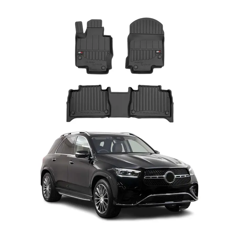 OMAC Tapis de sol en caoutchouc pour Mercedes GLE Coupé  2020-2024 Noir Premium