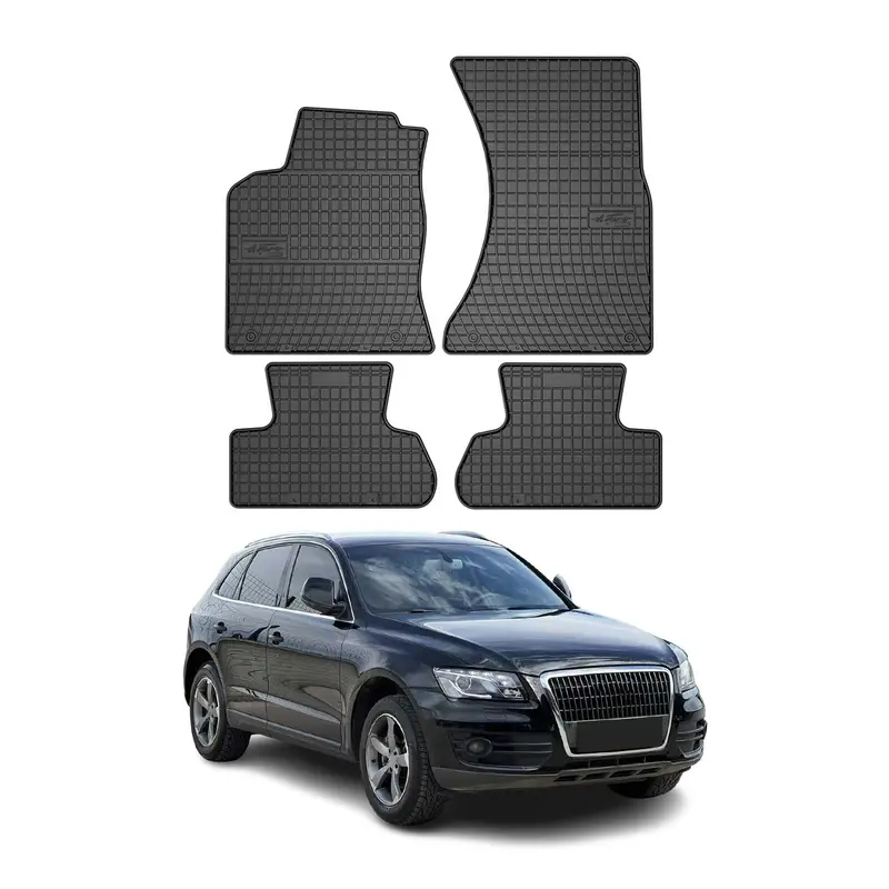 OMAC Tapis de sol pour Audi Q5 8RB 2008-2017 Noir en caoutchouc