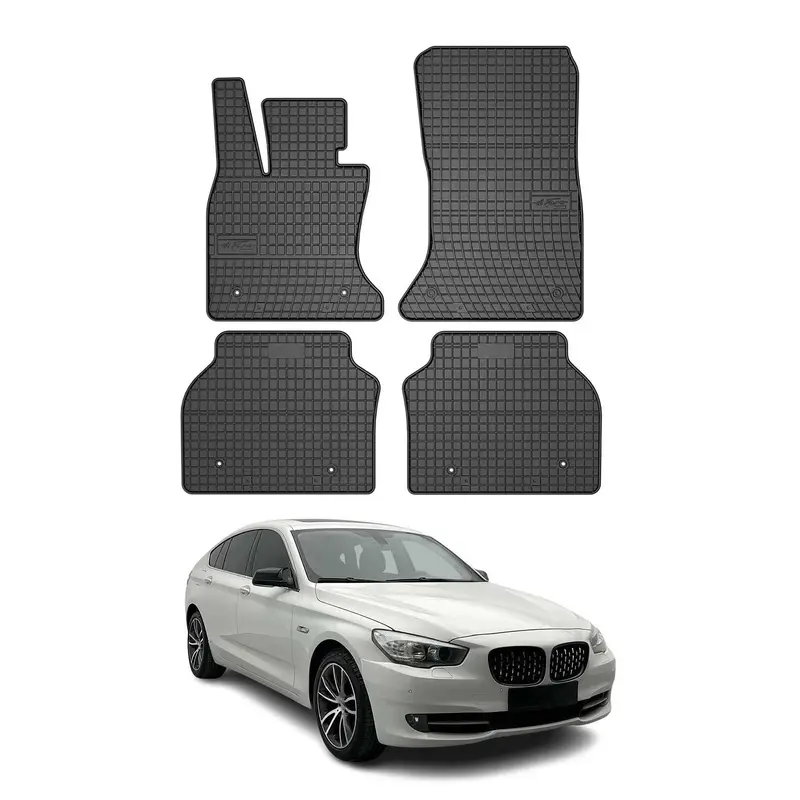 OMAC Tapis de sol pour BMW Série 5 Gran Turismo F07 2009-2017 Noir en caoutchouc