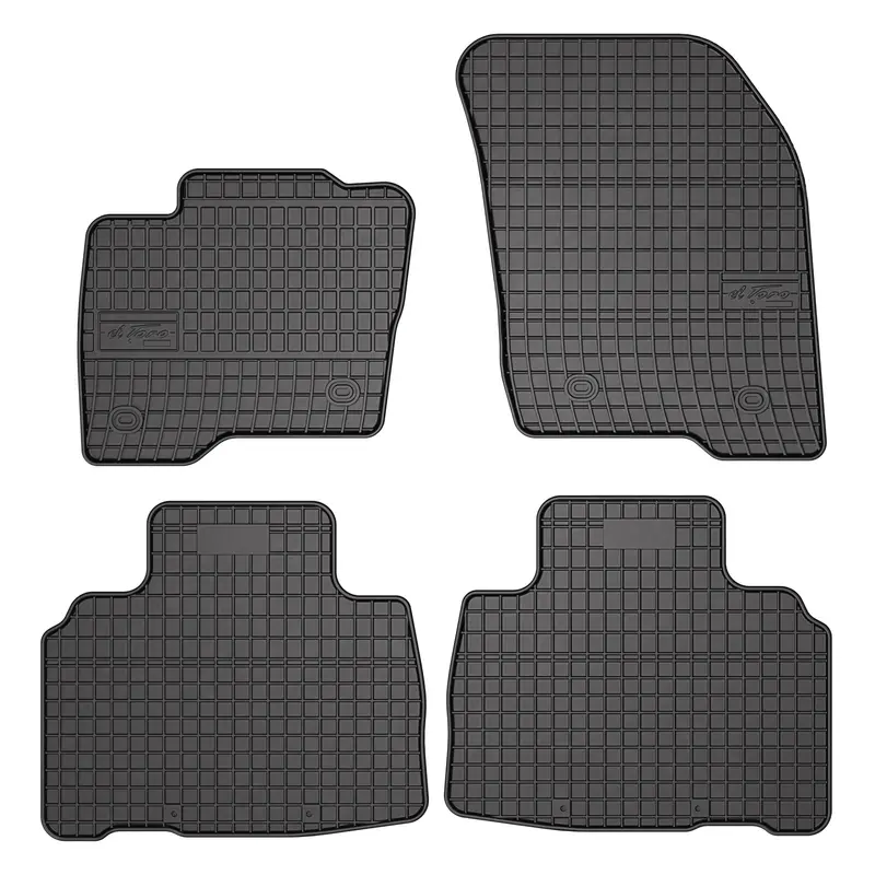 OMAC Tapis de Sol pour Ford Edge 2014-2024 Caoutchouc Noir