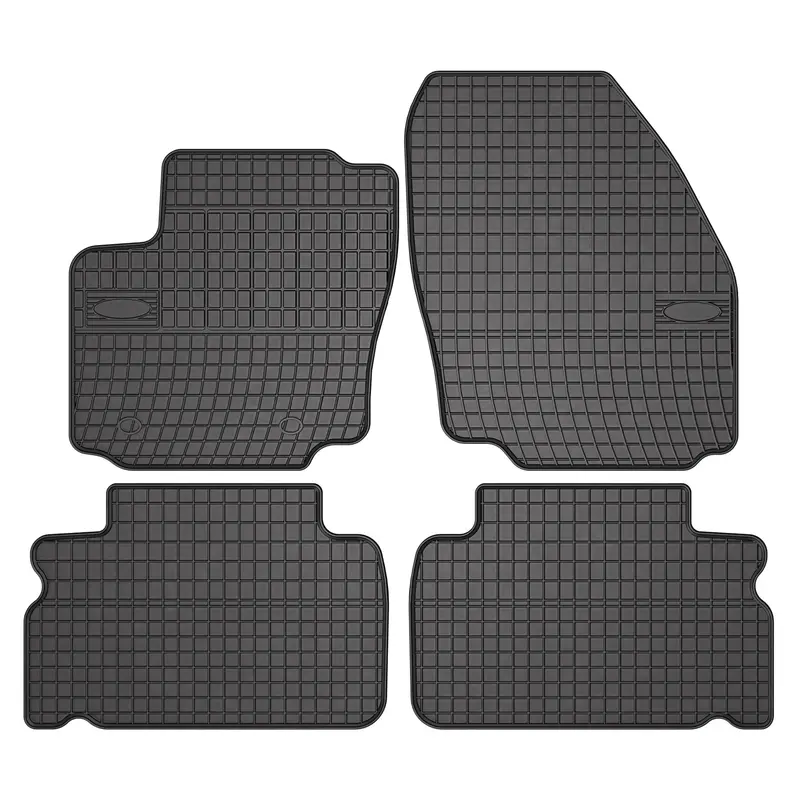OMAC Tapis de Sol pour Ford S-Max 2006-2015 Caoutchouc Noir