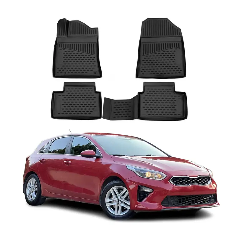 OMAC Tapis de sol pour Kia Ceed III 2019-2026 Hatchback sur mesure en caoutchouc
