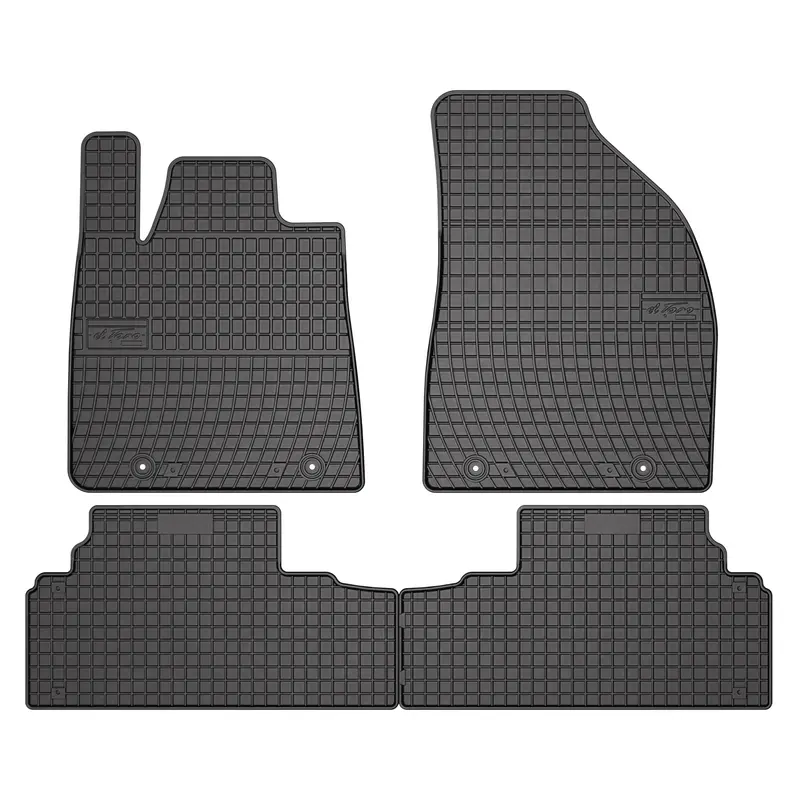 OMAC Tapis de Sol pour Lexus RX 2008-2015 Caoutchouc Noir
