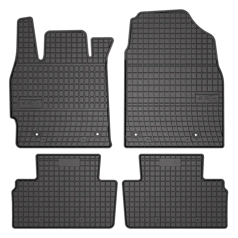 OMAC Tapis de Sol pour Mazda CX-7 2006-2012 Caoutchouc Noir