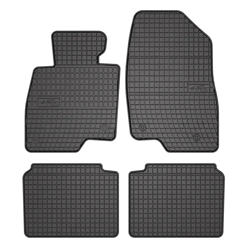 OMAC Tapis de Sol pour Mazda Mazda 6 2012-2018 Caoutchouc Noir