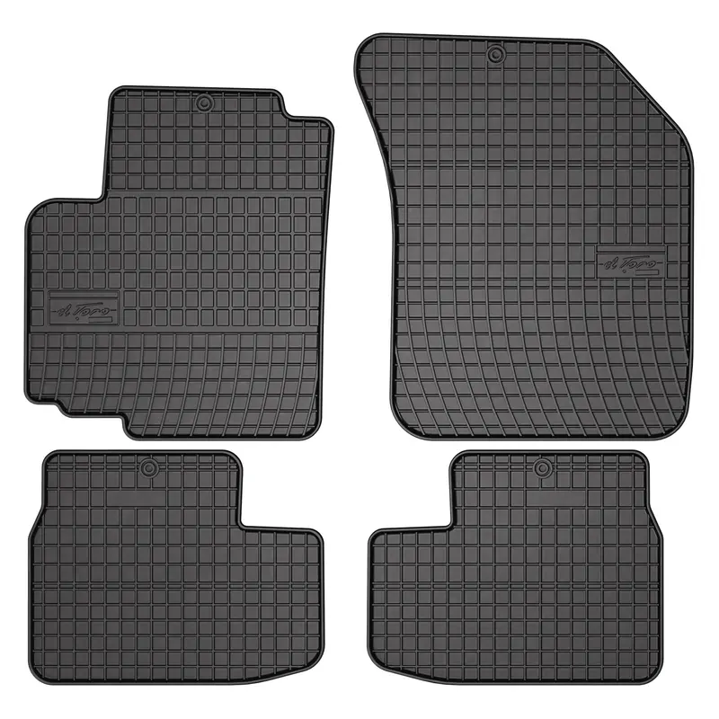 OMAC Tapis de Sol pour Suzuki Splash 2008-2014 Caoutchouc Noir