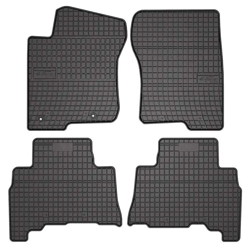 OMAC Tapis de Sol pour Toyota Land Cruiser 2009-2023 Caoutchouc Noir