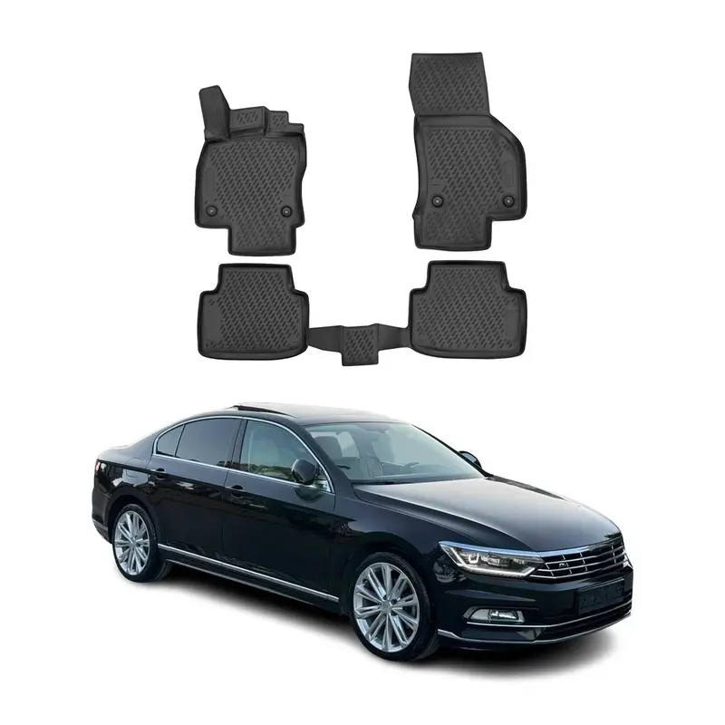 OMAC Tapis de sol pour Volkswagen Passat B8 2014-2023 sur mesure en caoutchouc