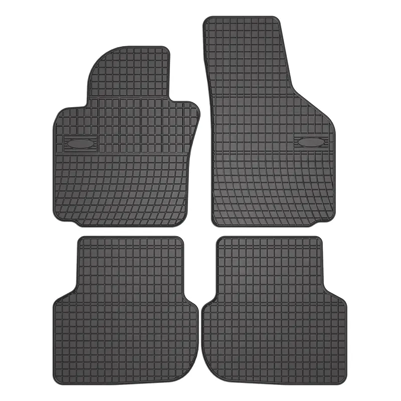 OMAC Tapis de Sol pour VW Jetta 2010-2018 Caoutchouc Noir