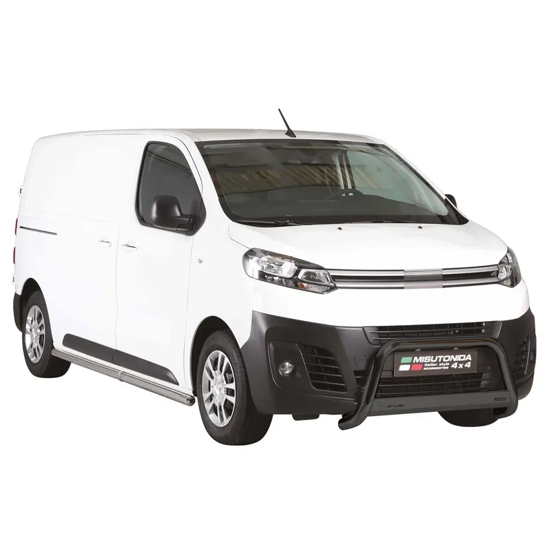 Pare-buffle Avant pour Citroen Jumpy 2016-2026 63 mm en Acier Noir