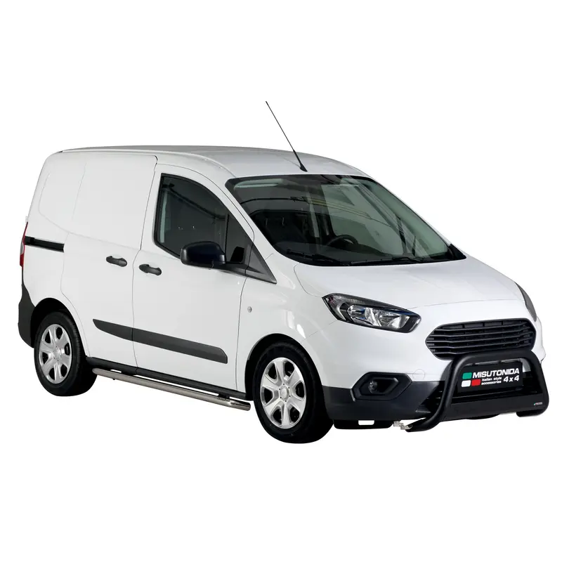 Pare-buffle Avant pour Ford Transit Courier I 2018-2023 FL 63 mm en Acier Noir