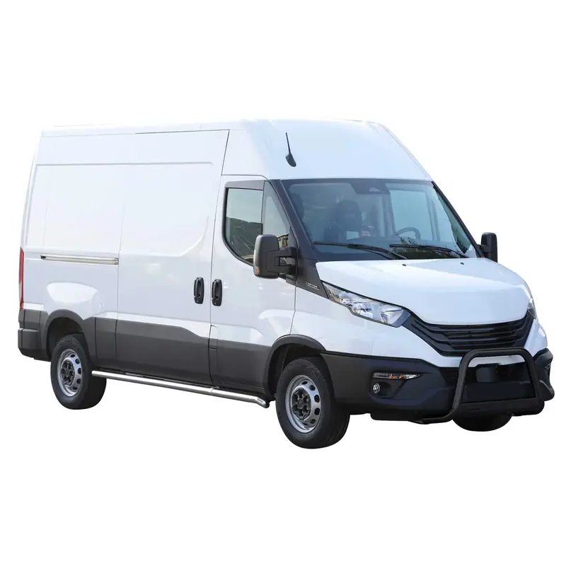Pare-Buffle Avant Pour Iveco Daily à partir de 2024 Ø63mm Acier Inoxydable Noir