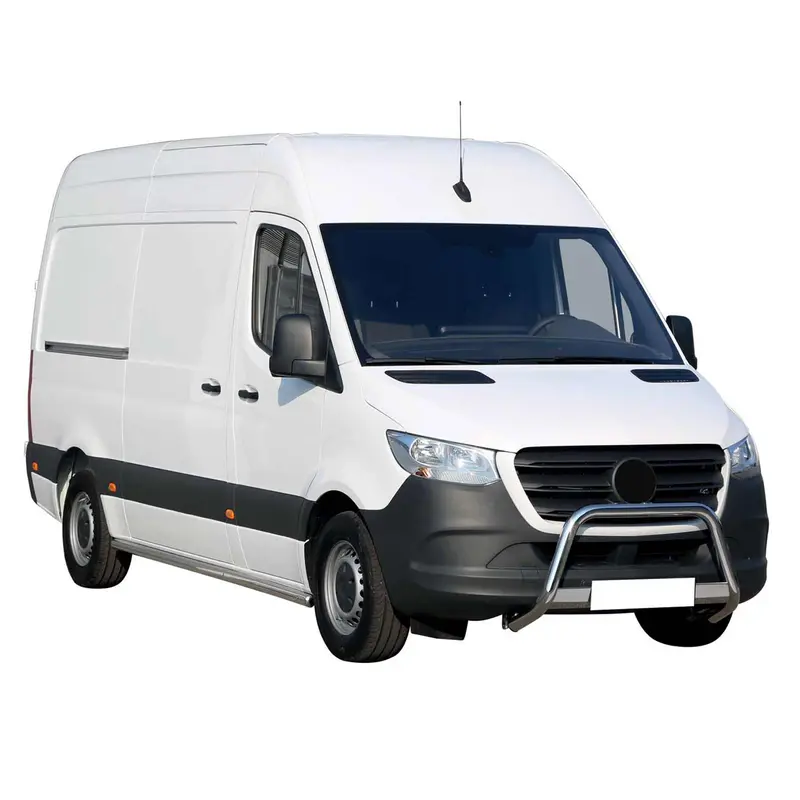 Pare-buffle Avant pour Mercedes Sprinter 2018-2026 63 mm en Acier Gris