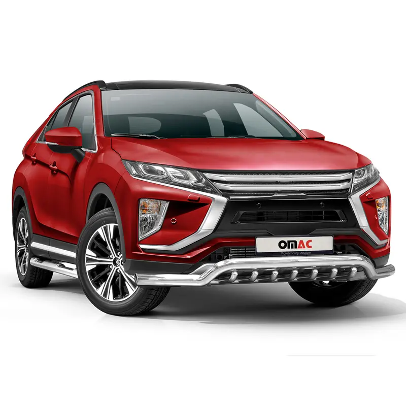 Pare-Buffle Avant Pour Mitsubishi Eclipse Cross 2018-2019 Argent