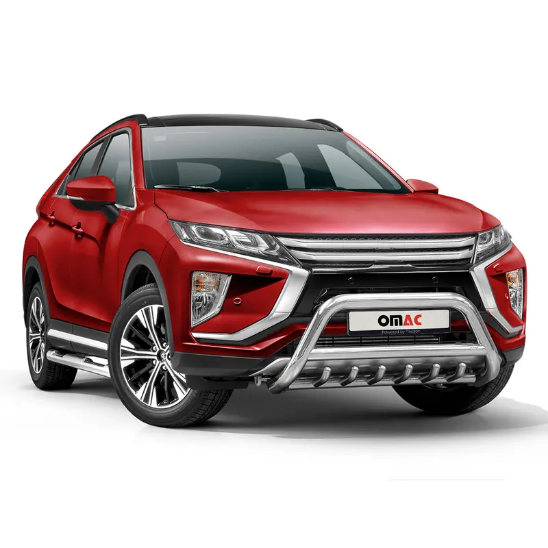 Pare-Buffle Avant Pour Mitsubishi Eclipse Cross 2018-2019 en Acier Inox