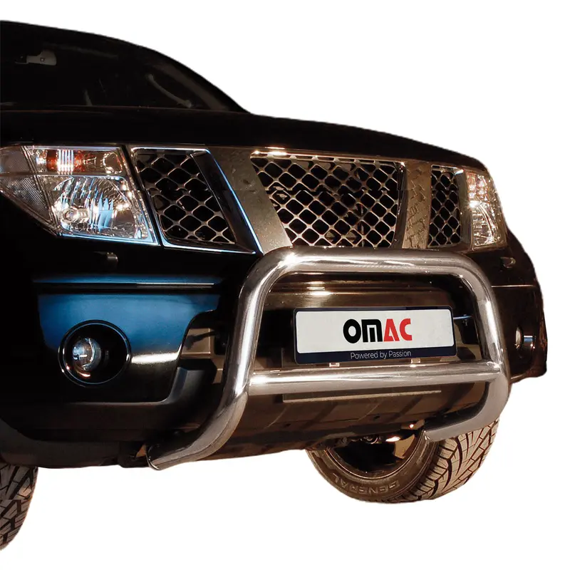 Pare-Buffle Avant Pour Nissan Pathfinder 2005-2010 Acier Inoxydable Argent