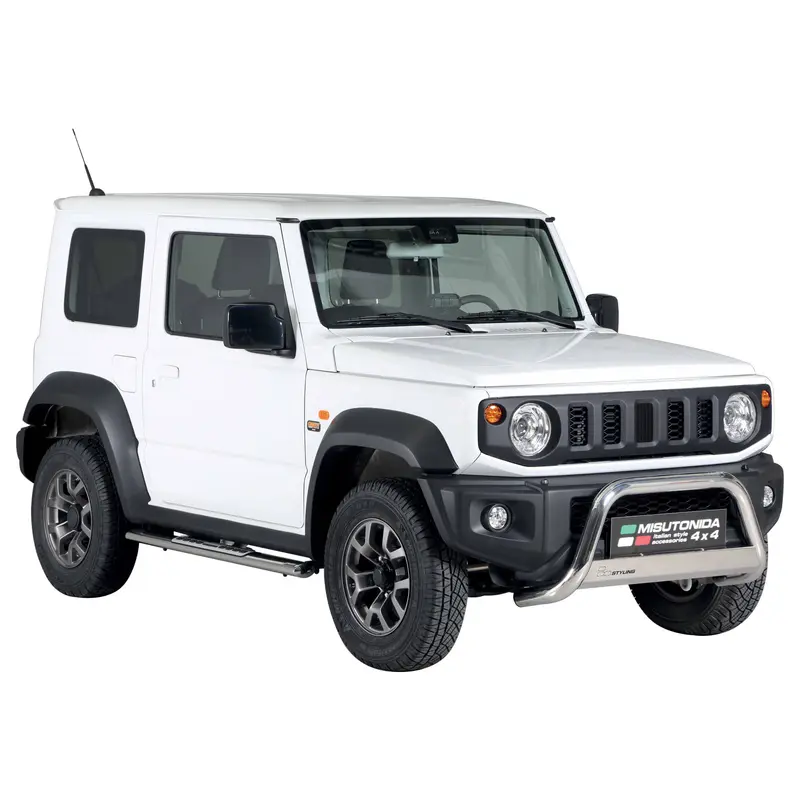 Pare-buffle Avant pour Suzuki Jimny 2018-2026 63 mm en Acier Gris