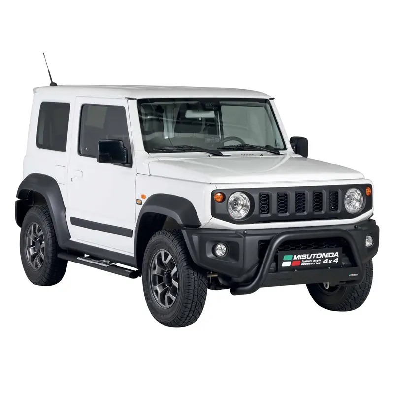 Pare-buffle Avant pour Suzuki Jimny 2018-2026 63 mm en Acier Noir
